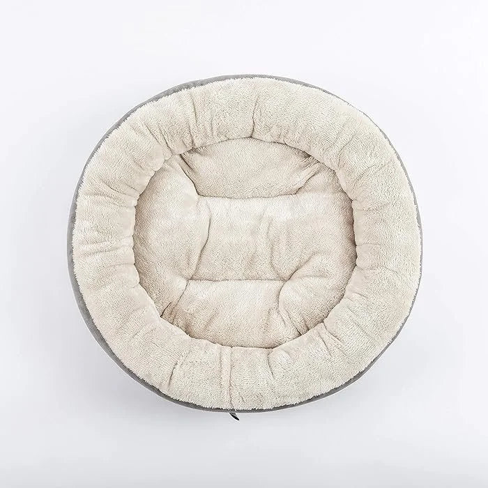 Cat And Dog Round Cushion Bed Sheddingspetsupplies