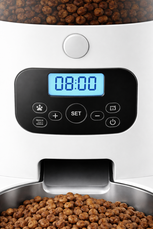 Automatic Pet Feeder – Programmable Dog & Cat Food Dispenser Sheddingspetsupplies