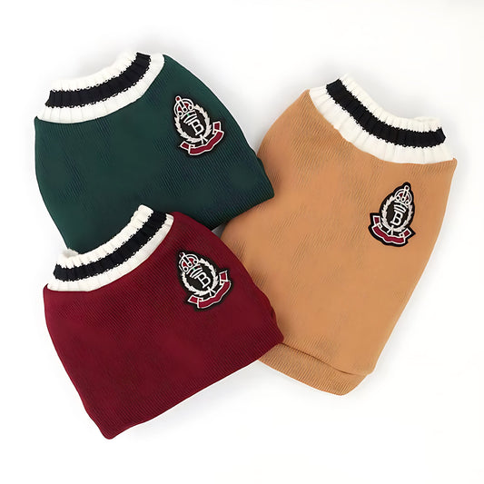 Winter Dog & Cat Sweater – Soft Pullover Vest for Small Dogs & Kittens Sheddingspetsupplies