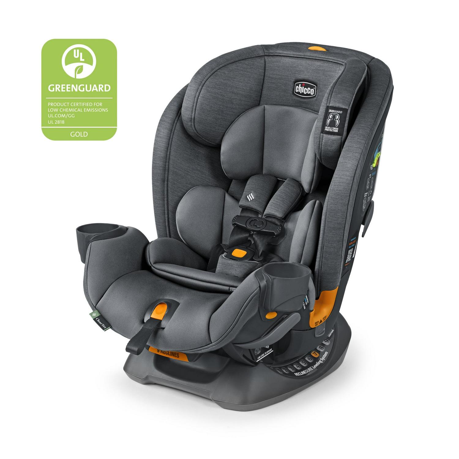 OneFit ClearTex All-in-One Car Seat Slate (Grey). New