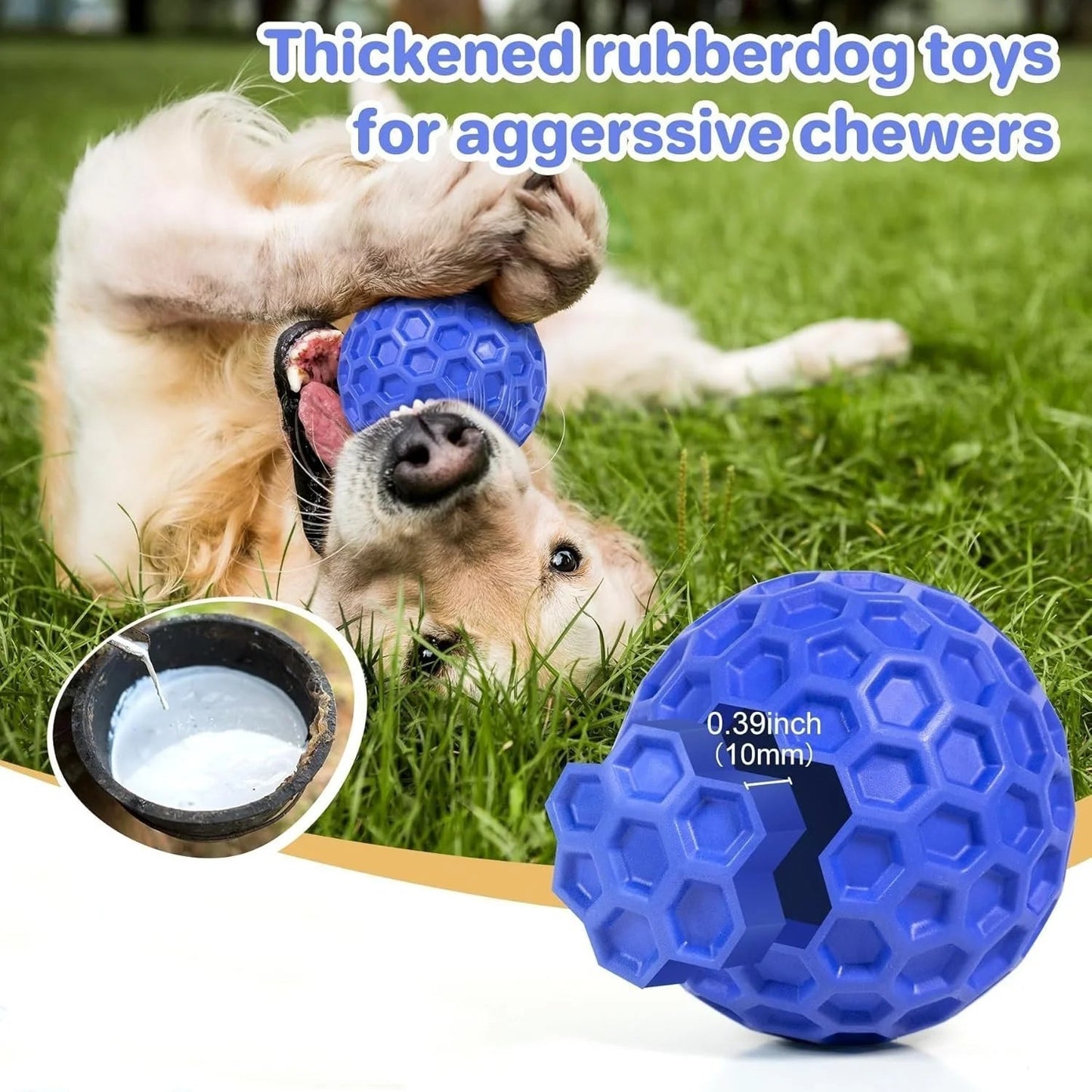 Durable Chew Toy, Cleans Teeth, For Aggressive Large Dogs, Waterproof Sheddingspetsupplies