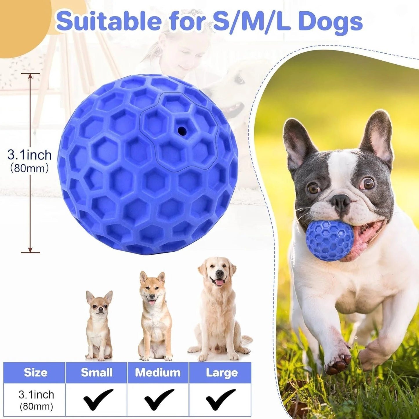 Durable Chew Toy, Cleans Teeth, For Aggressive Large Dogs, Waterproof Sheddingspetsupplies