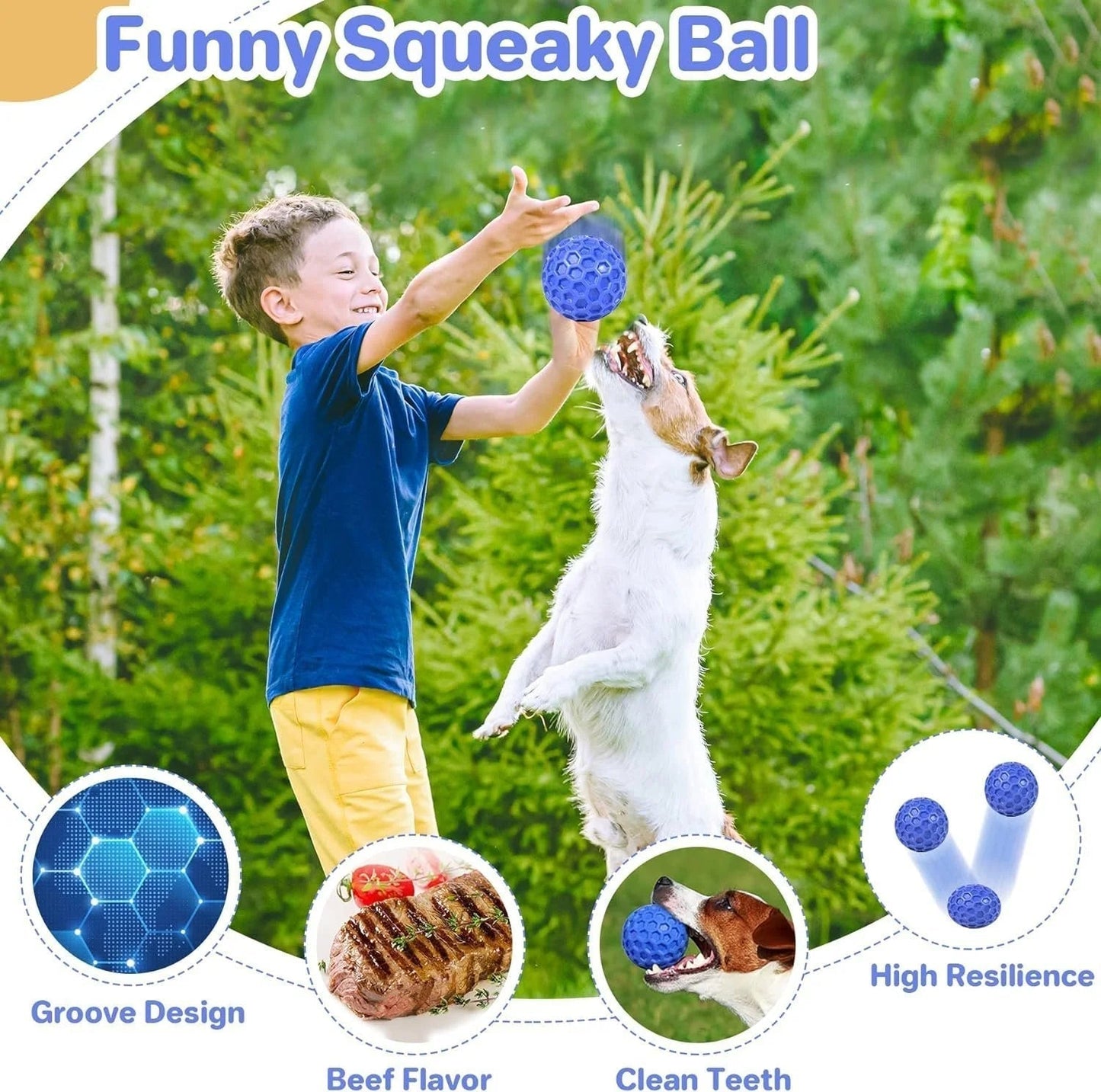 Durable Chew Toy, Cleans Teeth, For Aggressive Large Dogs, Waterproof Sheddingspetsupplies