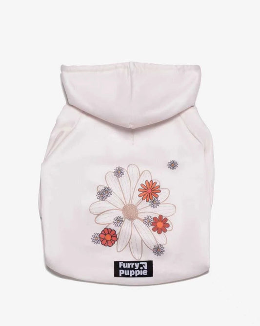 Frenchie Flower Power Hoodie Sheddingspetsupplies