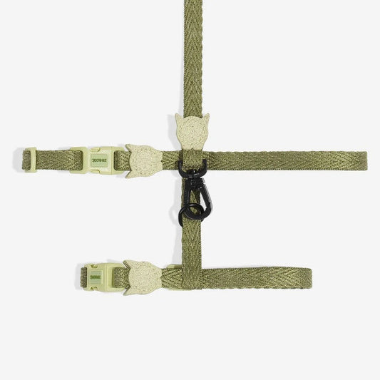 Moss | Cat Harness with Leash Sheddingspetsupplies