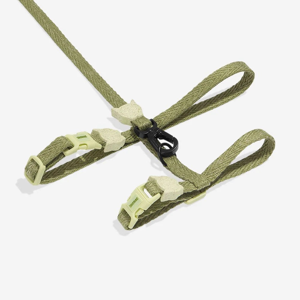 Moss | Cat Harness with Leash Sheddingspetsupplies