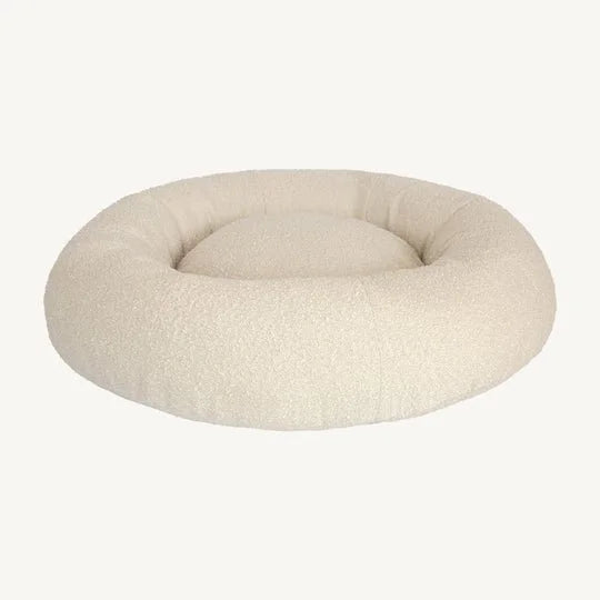 Bouclé Dog Bed & Weighted Blanket Bundle Sheddingspetsupplies
