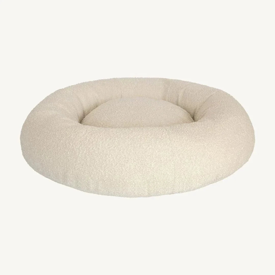 Luxury Boucle Dog Bed Sheddingspetsupplies