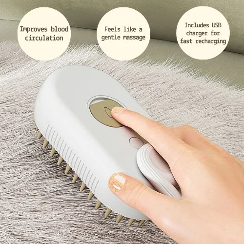 Soft Steam Brush Sheddingspetsupplies