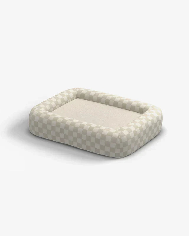 Woven Bolster Pet Bed Sheddingspetsupplies