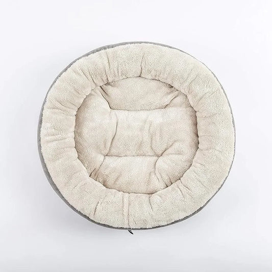 Cat And Dog Round Cushion Bed Sheddingspetsupplies