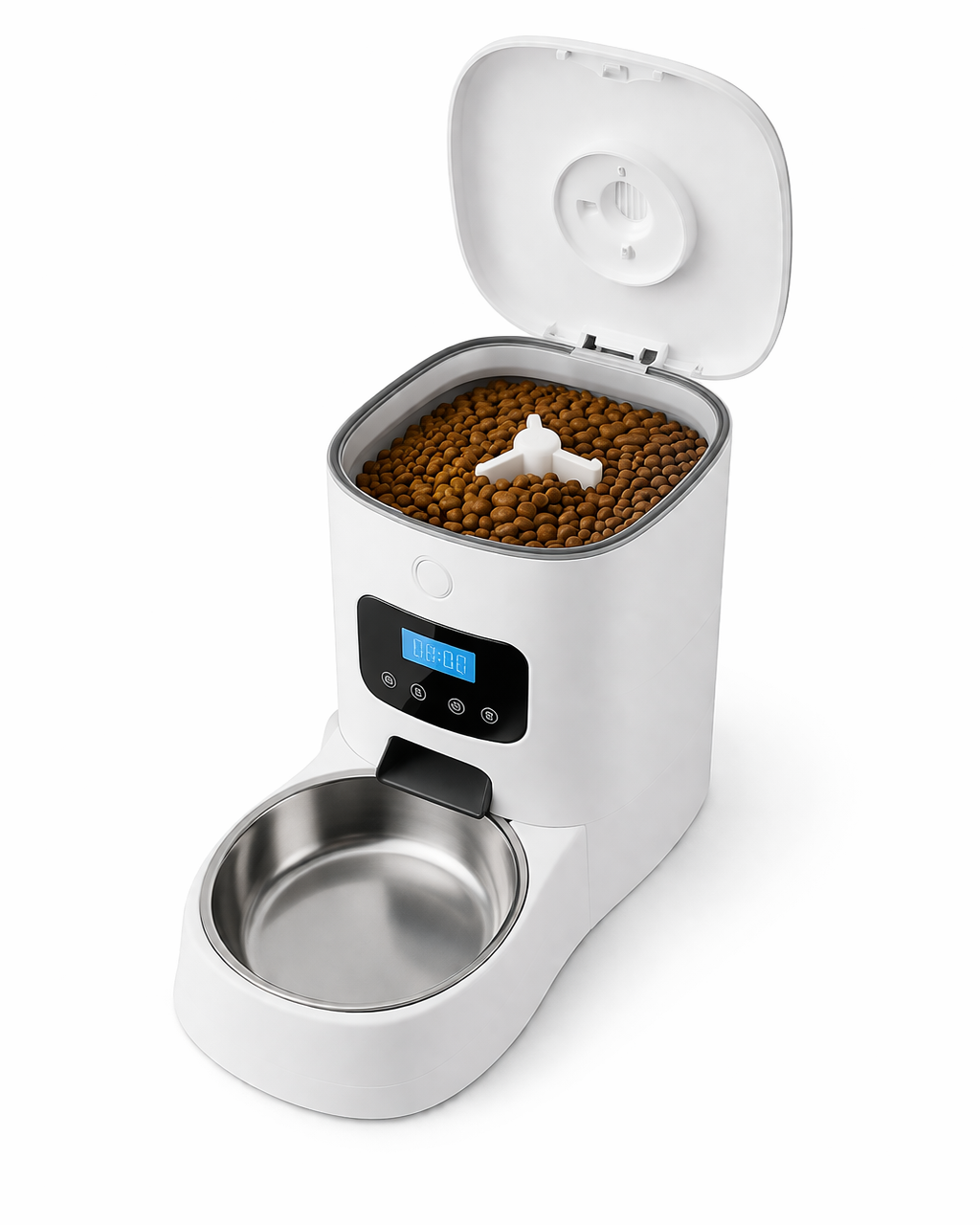 Automatic Pet Feeder – Programmable Dog & Cat Food Dispenser Sheddingspetsupplies