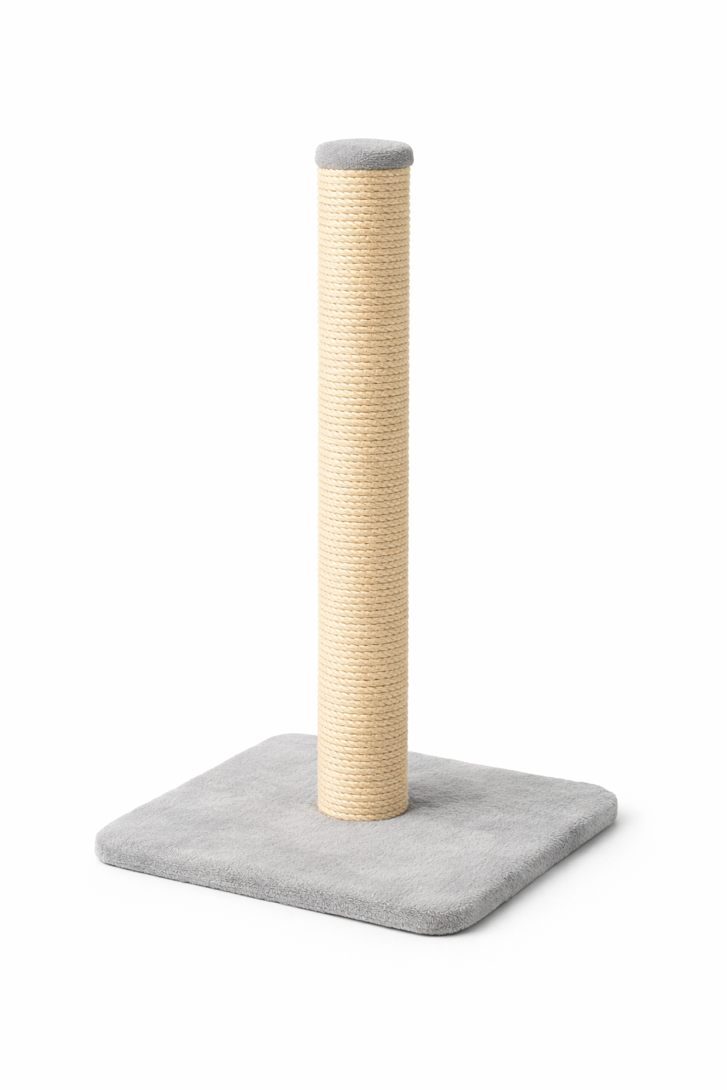 Cat Scratching Post – Sisal Rope Scratcher with Base Sheddingspetsupplies