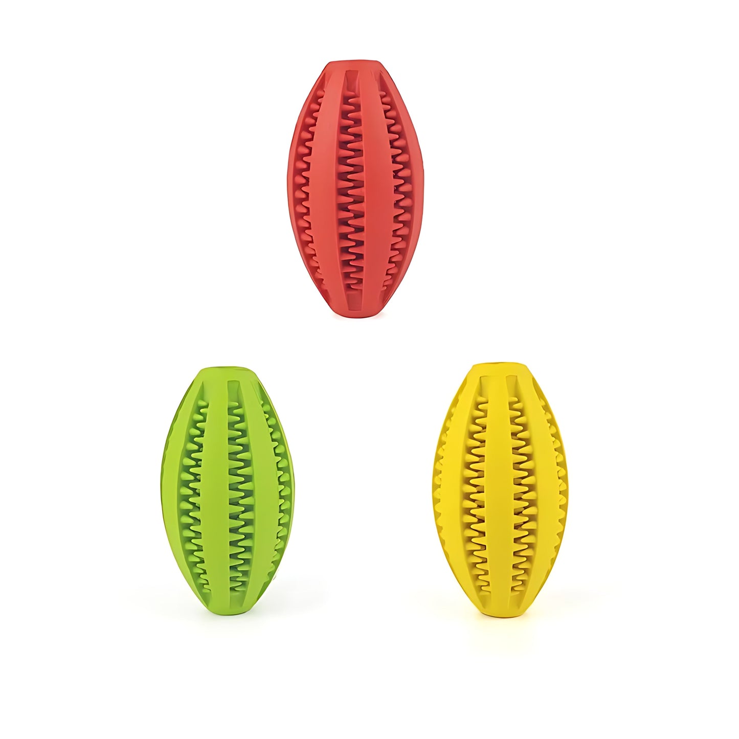 Durable Rubber Dog Treat Ball – Interactive Bouncy Chew Toy Sheddings Pet Supplies