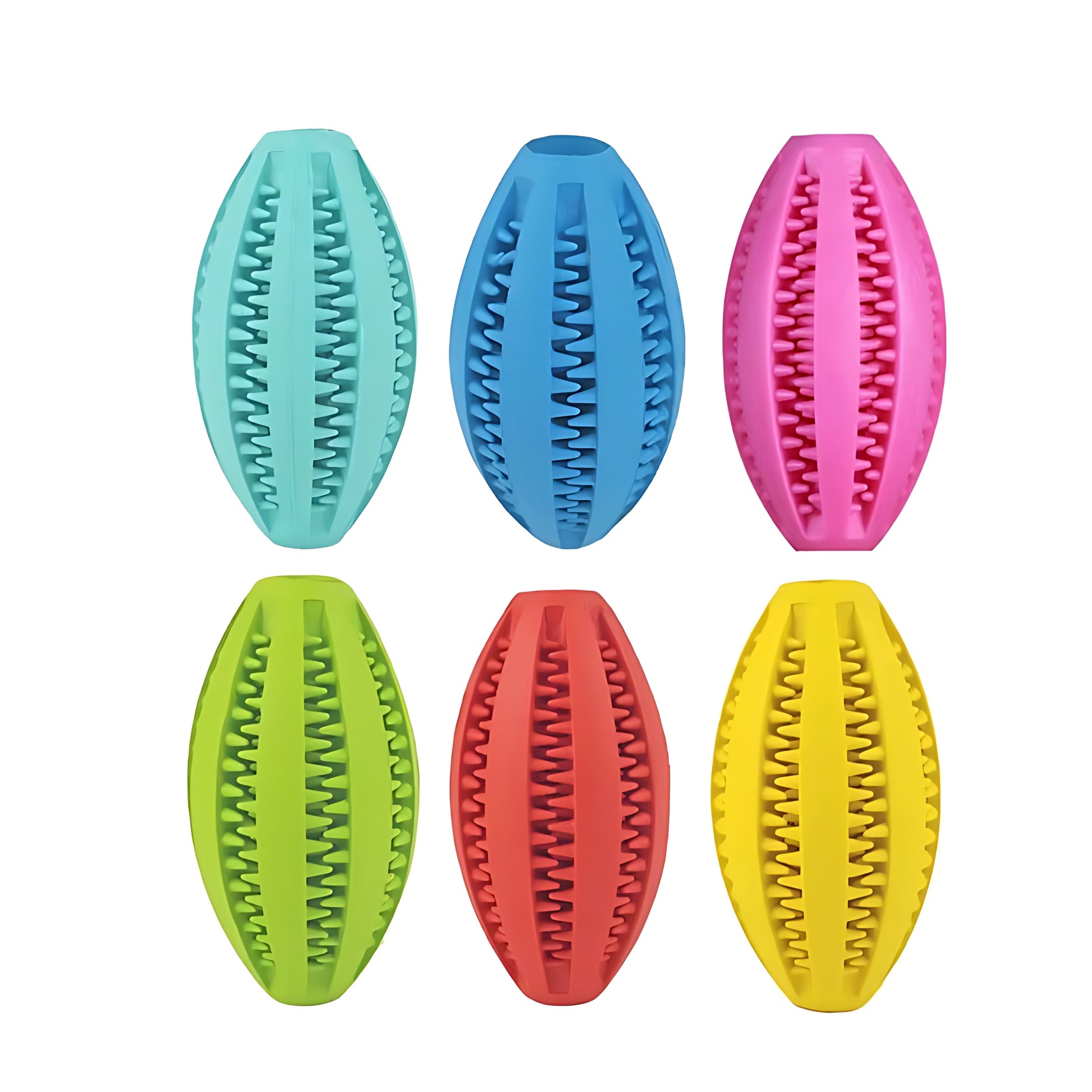 Durable Rubber Dog Treat Ball – Interactive Bouncy Chew Toy Sheddings Pet Supplies