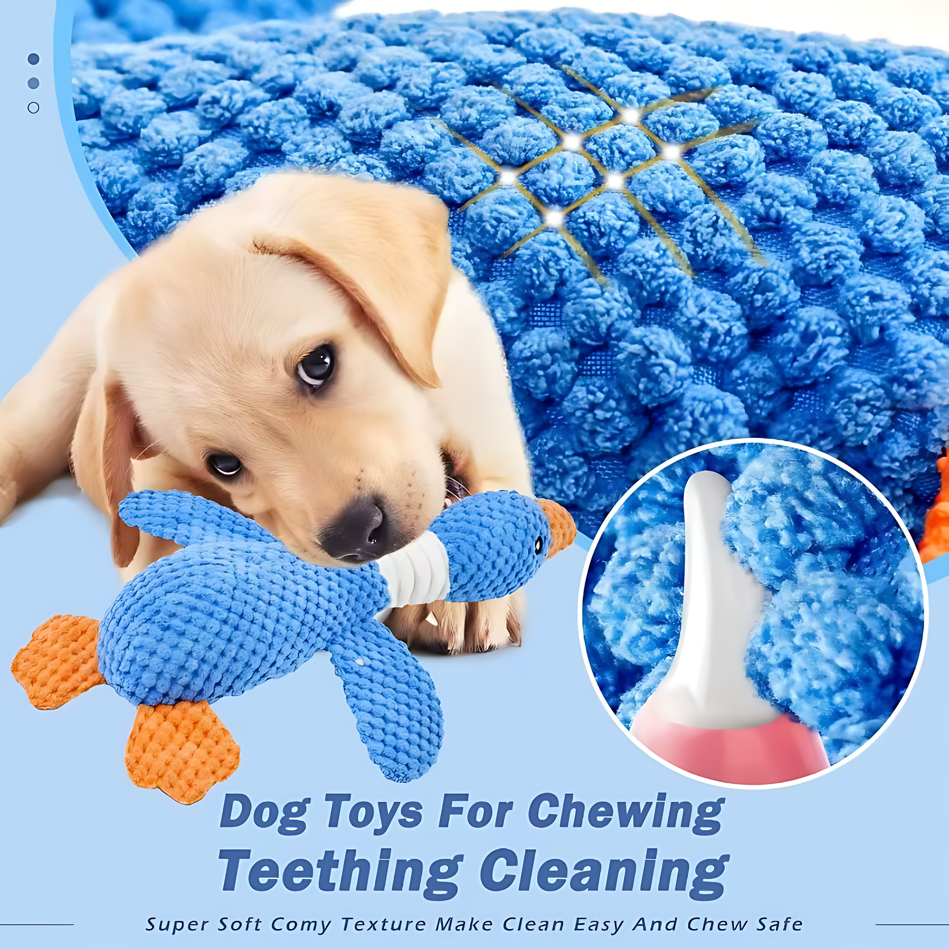 Interactive Plush Dog & Cat Toy – Squeaky Durable Chew Toy Sheddingspetsupplies