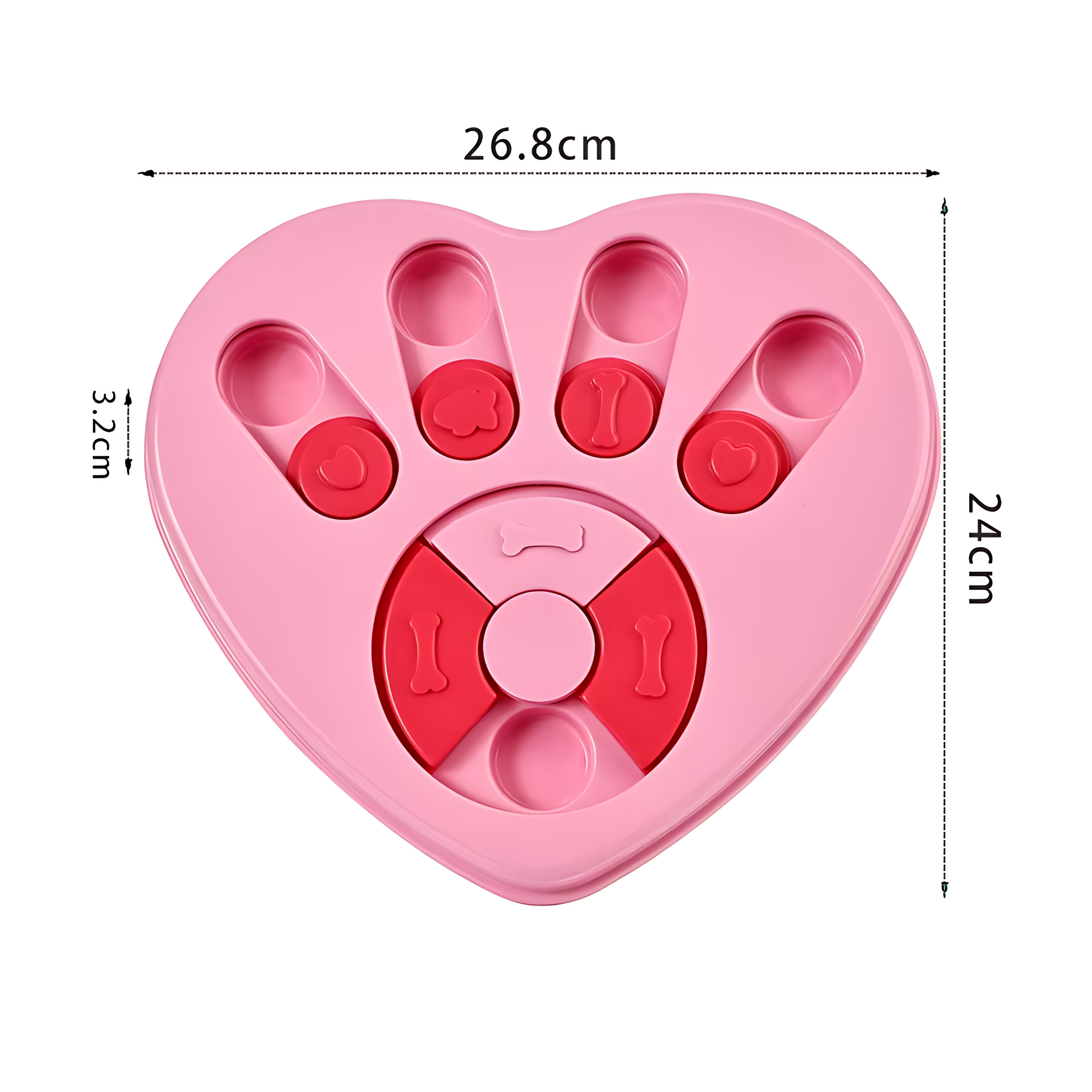 Interactive Dog Puzzle Bowl Slow Feeder For Digestion Sheddings Pet Supplies