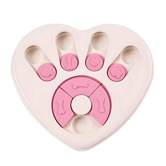 Interactive Dog Puzzle Bowl Slow Feeder For Digestion Sheddings Pet Supplies