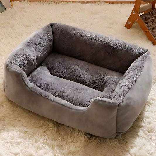 Soft Winter Cat & Dog Bed – Warm Cushion Basket House for Pets Sheddings Pet Supplies