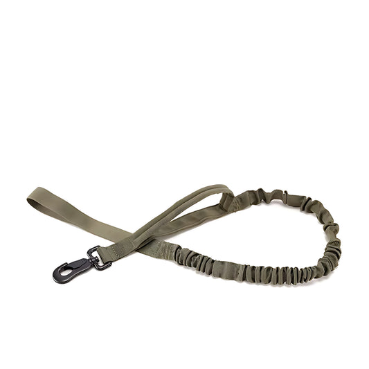 Tactical Military Dog Collar & Leash Set – Heavy Duty Adjustable Nylon Lead with Shock Absorption Sheddings Pet Supplies