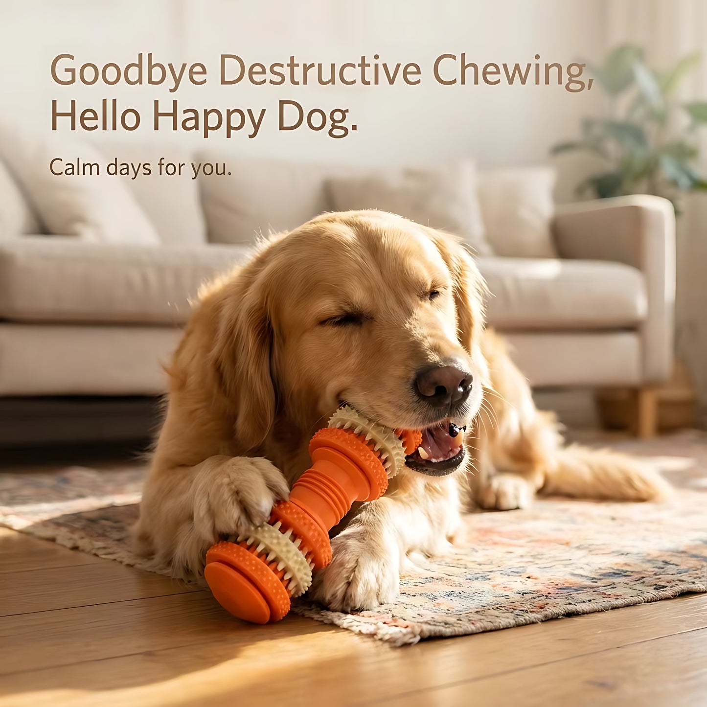 Tough Dog Chew Toy with Treat Dispenser – Enrichment Toy for Dogs Sheddingspetsupplies