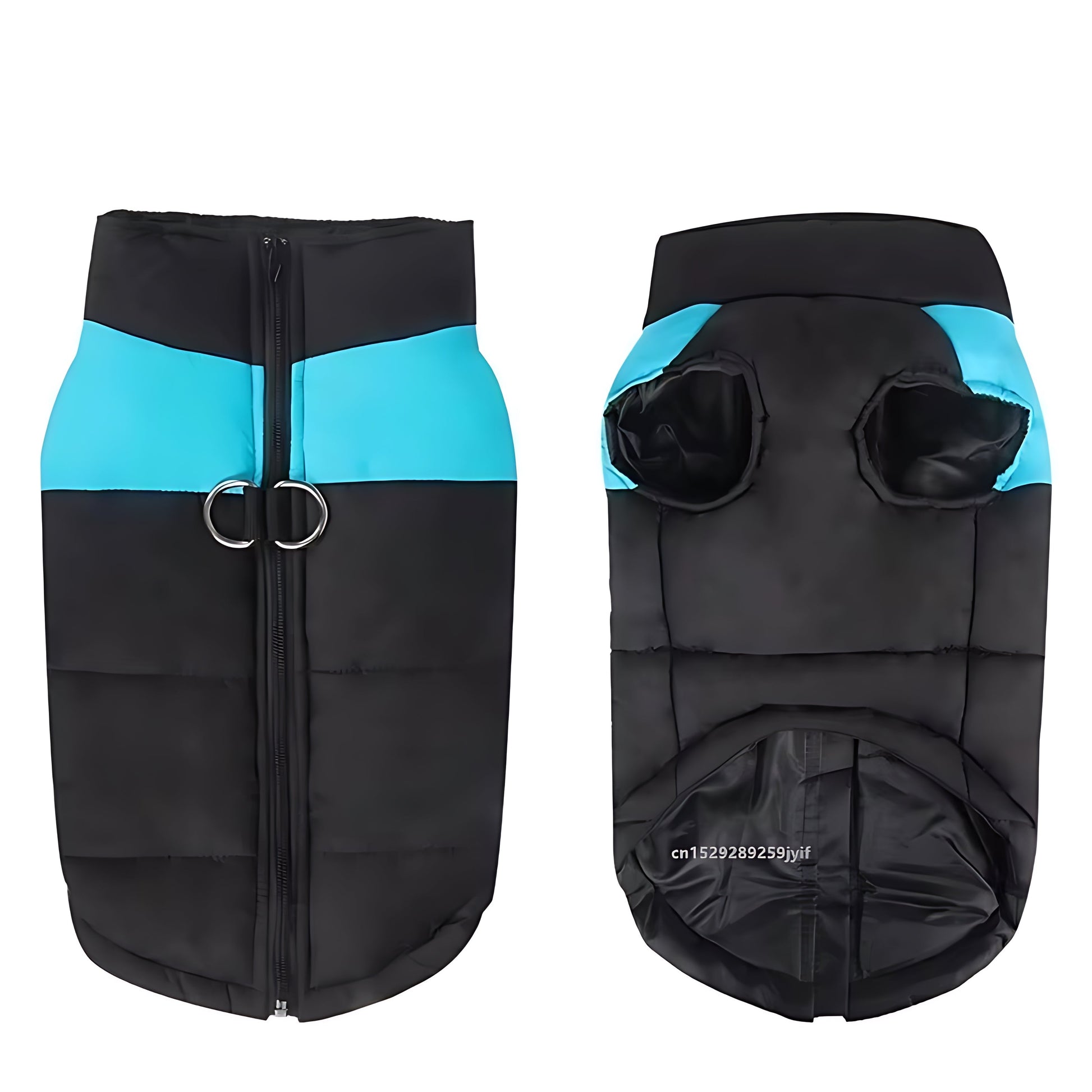 Waterproof Dog Winter Jacket – Warm Padded Coat with Zipper Sheddingspetsupplies