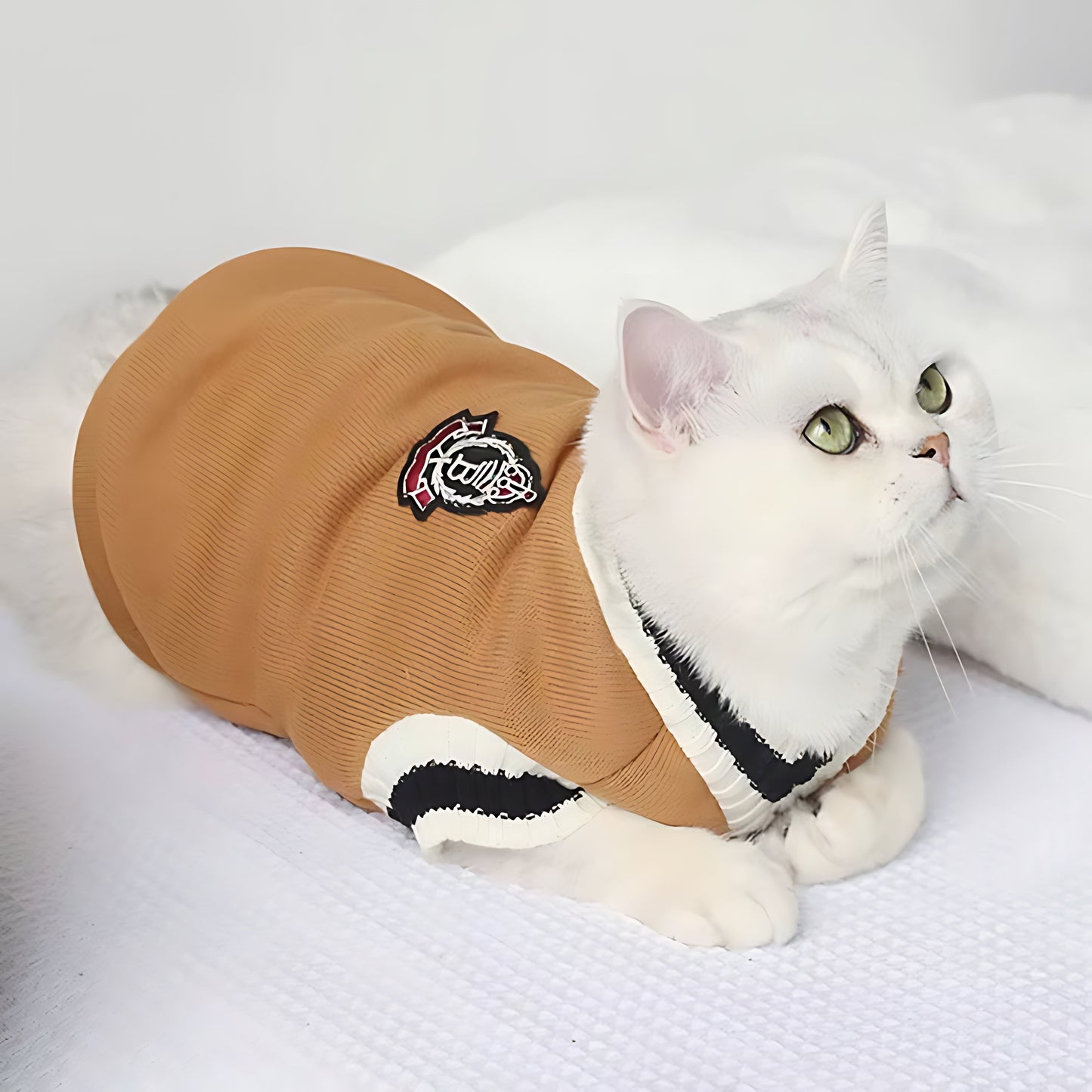 Winter Dog & Cat Sweater – Soft Pullover Vest for Small Dogs & Kittens Sheddingspetsupplies