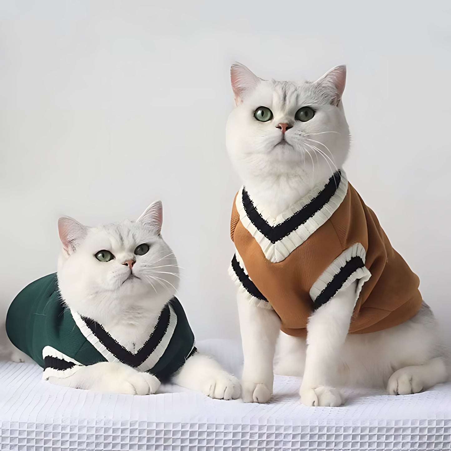 Winter Dog & Cat Sweater – Soft Pullover Vest for Small Dogs & Kittens Sheddingspetsupplies