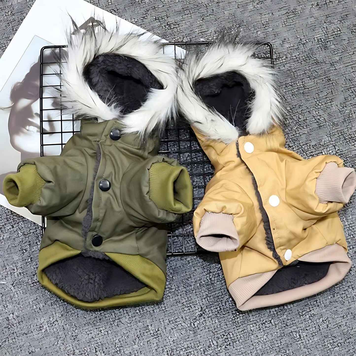 Winter Puppy Dog Coat – Thick Warm Hoodie Jacket for Small & Medium Dogs Sheddings Pet Supplies