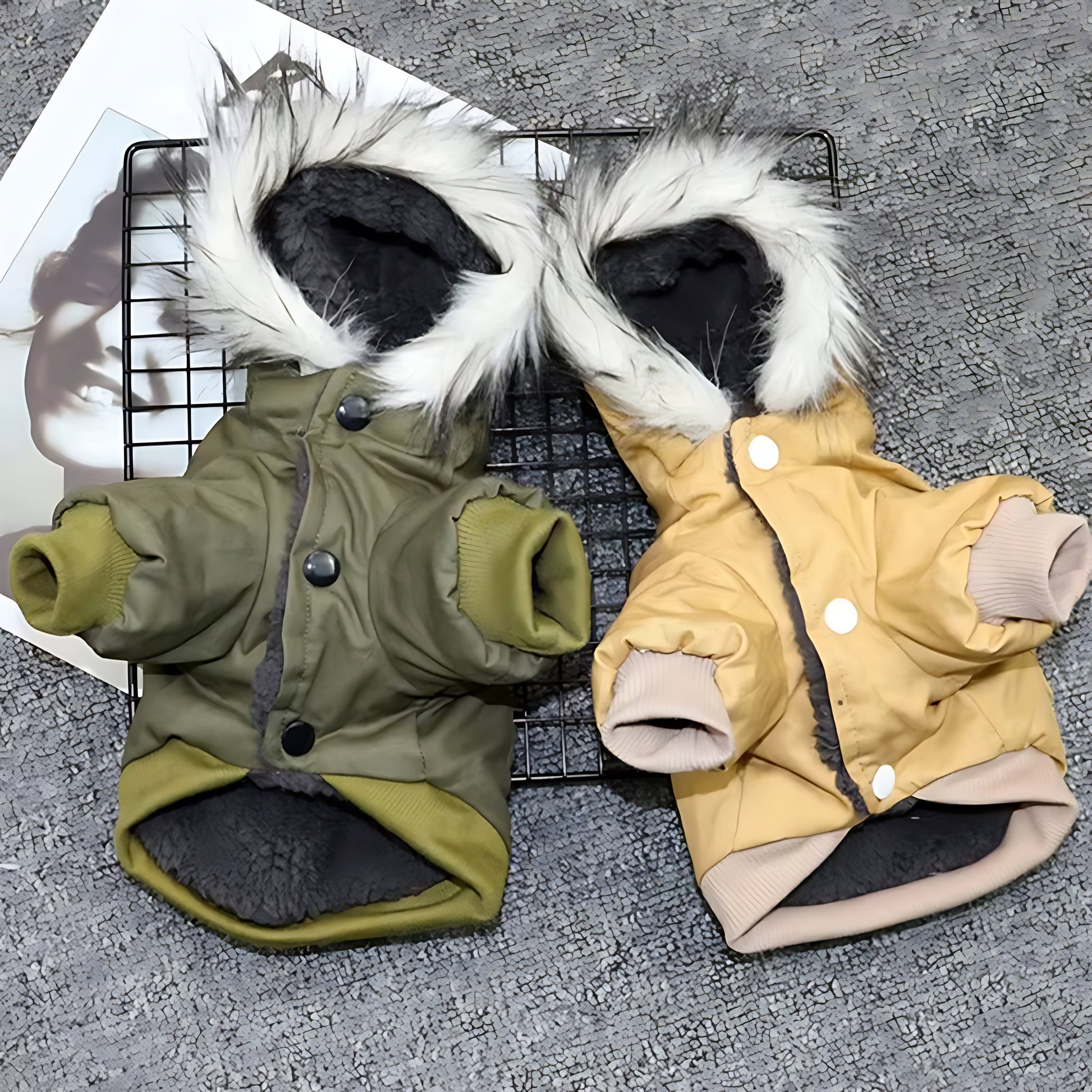 Winter Puppy Dog Coat – Thick Warm Hoodie Jacket for Small & Medium Dogs Sheddings Pet Supplies