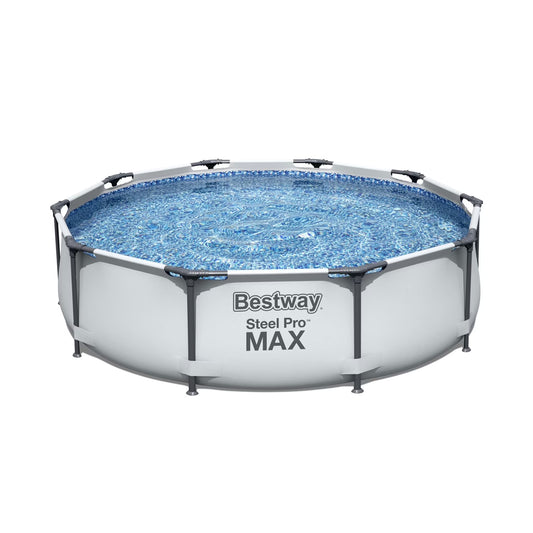 Steel Pro MAX 10' x 30" Above Ground Pool Set Round(10 ft)